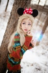 blonde_hair blue_eyes cosplay dress elsa frozen snow tomiaaaaaaa rating:Safe score:2 user:DarkSSA