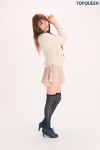 black_legwear blouse fishnet_stockings pleated_skirt rihara_ryo skirt sweater thighhighs zettai_ryouiki rating:Safe score:0 user:nil!