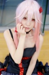 aida_yukiko boots choker cosplay dress guilty_crown pink_hair yuzuriha_inori rating:Safe score:3 user:nil!