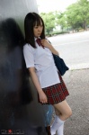 blouse bookbag girlz_high kneesocks mina_(ii) pleated_skirt school_uniform side-b_098 skirt rating:Safe score:2 user:nil!