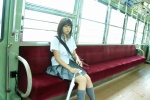 blouse bookbag kneesocks pleated_skirt school_uniform shinozaki_ai skirt umbrella ys_web_368 rating:Safe score:0 user:nil!