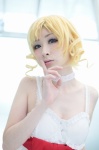 blonde_hair blouse bow catherine catherine_(game) choker cosplay mai rating:Safe score:0 user:pixymisa