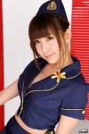 4k-star_028 akiha_chihiro blouse garrison_cap miniskirt police_uniform policewoman side_ponytail skirt rating:Safe score:0 user:nil!