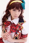 akb48 blazer blouse bowtie cosplay hairband hairbows necklace red_hair tagme_character yuyu_kaname rating:Safe score:0 user:pixymisa