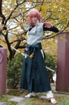cosplay crossplay haiji katana nabari_no_ou pink_hair shimizu_raikou sword trousers rating:Safe score:0 user:nil!