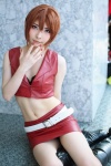 boots bra cleavage cosplay meiko mineo_kana miniskirt pantyhose skirt vest vocaloid rating:Safe score:1 user:nil!