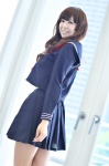 cosplay fate/extra_ccc fate/series kishinami_hakuno_(female) macha pleated_skirt sailor_uniform school_uniform skirt rating:Safe score:1 user:nil!