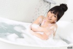 4k-star_049 akamine_maria bathroom bathtub bikini_top hairbun soap_suds swimsuit wet rating:Safe score:0 user:nil!