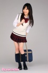 blouse bookbag costume kneesocks pleated_skirt school_uniform skirt sweater_vest yasuhara_sayaka rating:Safe score:0 user:nil!