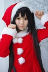 cosplay k-on! nakano_azusa nana_(iv) santa_costume stocking_cap twintails rating:Safe score:0 user:pixymisa