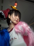 glasses hairbow headdress iiniku_ushijima tshirt wigs rating:Safe score:1 user:pixymisa