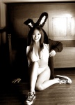 animal_ears bikini bunny_ears cleavage hoodie matsugane_youko ns_eyes_180 swimsuit rating:Safe score:0 user:nil!