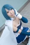 blue_hair cape corset cosplay detached_sleeves dress gloves miki_sayaka naka_aru puella_magi_madoka_magica thighhighs rating:Safe score:0 user:pixymisa