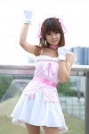 amami_haruka cosplay dress gloves hair_ribbons hiromichi idolmaster pantyhose sheer_legwear rating:Safe score:0 user:nil!