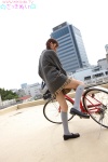 bicycle blouse bookbag cardigan costume kneesocks pleated_skirt satsuki_mei school_uniform skirt twintails rating:Safe score:0 user:nil!