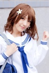 chamaro cosplay hanasaku_iroha matsumae_ohana sailor_uniform school_uniform skirt tie rating:Safe score:0 user:DarkSSA
