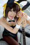 animal_ears bunny_ears bunny_girl collar cosplay guitar hairband hair_ribbons haru_naoki leotard pantyhose suzumiya_haruhi suzumiya_haruhi_no_yuuutsu rating:Safe score:0 user:nil!