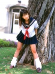 costume kasai_nana loose_socks miniskirt pleated_skirt sailor_uniform school_uniform skirt socks rating:Safe score:0 user:nil!