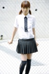 blouse fukuda_moe pleated_skirt skirt thighhighs twintails wanibooks_55 zettai_ryouiki rating:Safe score:1 user:nil!