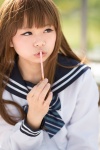 blouse bowtie cosplay momoiro_meroikku pocky sailor_uniform school_uniform shinomiya_masaki suu rating:Safe score:0 user:pixymisa