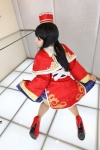 blouse cosplay da_qiao hat higurashi_ran miniskirt shin_sangoku_musou skirt skirt_lift rating:Safe score:2 user:nil!