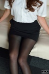 black_legwear blouse hasebe_yuuka miniskirt pantyhose rq-star_694 skirt rating:Safe score:0 user:nil!