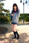 blouse bookbag cardigan inamori_miyu kneesocks pleated_skirt school_uniform skirt rating:Safe score:0 user:nil!