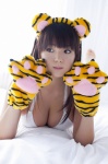 animal_ears bed bikini_top cat_ears cleavage shinozaki_ai swimsuit vjy_95 rating:Safe score:0 user:nil!