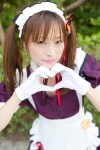 <3 apron choker cosplay gloves hairband hiiragi_misao kunugi_ayano maid maid_uniform pia_carrot pia_carrot_go twintails rating:Safe score:0 user:pixymisa