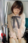 blouse camisole glasses looking_over_glasses namada see-through shorts rating:Safe score:3 user:nil!