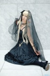 blonde_hair chii_(chobits) chobits cosplay dress maropapi pantyhose veil rating:Safe score:0 user:nil!