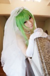 cc code_geass cosplay dress elbow_gloves gloves green_hair mosaic_kakera tatsuki veil rating:Safe score:3 user:nil!