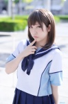 anegasaki_nene cosplay love_plus mamitan pleated_skirt sailor_uniform school_uniform skirt rating:Safe score:0 user:nil!