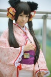 animal_ears cosplay fox_ears kimono otome_youkai_zakuro twintails uri zakuro_(oyz) rating:Safe score:0 user:nil!