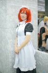 apron cosplay dress hairband maid maid_uniform orange_hair ringo tagme_character tagme_series rating:Safe score:0 user:nil!