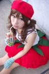 akb48 beret cosplay costume gloves maeda_atsuko_(cosplay) pantyhose riyo tank_top twintails rating:Safe score:0 user:pixymisa