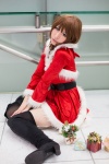 dress garter_straps hood santa_costume shawl thighhighs tsuzuki_rui zettai_ryouiki rating:Safe score:2 user:pixymisa
