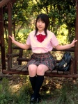 blouse costume hayakawa_rin kneesocks pleated_skirt school_uniform skirt rating:Safe score:1 user:nil!