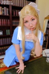 azumi blonde_hair cosplay dress glasses hairbow shirayuri_hime zone-00 rating:Safe score:0 user:nil!