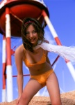 bikini cleavage hairband iwasa_mayuko provocative scarf swimsuit rating:Safe score:0 user:nil!