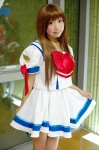 cosplay fujieda_honami pleated_skirt ribbons sailor_uniform school_uniform skirt skirt_lift tsuki_ha_higashi_ni_hi_ha_nishi_ni zero_inch rating:Safe score:0 user:nil!