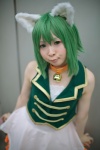 animal_ears cat_ears choker cosplay dress green_hair gumi kanan_kaori vest vocaloid rating:Safe score:0 user:nil!