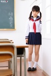 costume misty_238 moriyama_kana pleated_skirt sailor_uniform school_uniform skirt socks twintails rating:Safe score:3 user:nil!