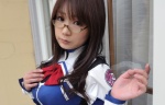 blouse chocoball cosplay fujisawa_yayoi glasses uchuu_no_stellvia rating:Safe score:0 user:nil!