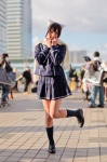blouse cosplay hairbow kneesocks love_plus pleated_skirt sailor_uniform scarf school_uniform skirt takane_manaka tsubasa_(iii) rating:Safe score:0 user:pixymisa