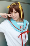 armband cosplay hairband hair_ribbons pleated_skirt sailor_uniform school_uniform shiki skirt suzumiya_haruhi suzumiya_haruhi_no_yuuutsu rating:Safe score:0 user:nil!