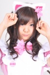 animal_ears cat_ears cosplay kousaka_yun maid original rating:Safe score:2 user:Prishe