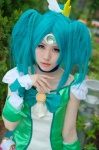 blue_hair choker cosplay cure_march hairband itsuki_(cosplayer) midorikawa_nao pantyhose pretty_cure skirt smile_precure! tank_top rating:Safe score:0 user:nil!