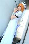 cosplay higurashi_no_naku_koro_ni nagicha orange_hair ryuuguu_rena sailor_hat rating:Safe score:0 user:nil!