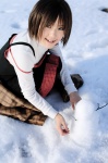 cosplay kanon_(series) kipi misaka_shiori snow snowman rating:Safe score:0 user:darkgray
